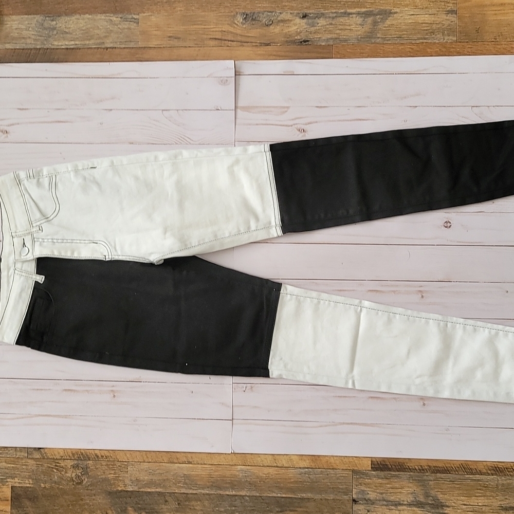 Skinny Jeans Colorblock
